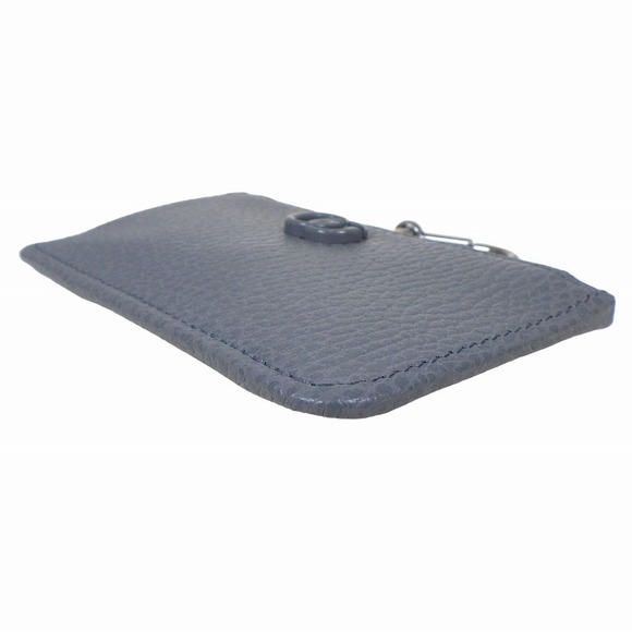 Gucci Double G Keychain Card Case Fragment Gray - Picture 3 of 12